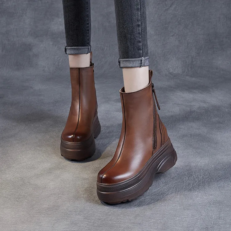 Devanro Ankle Boots High Heel Women's-9