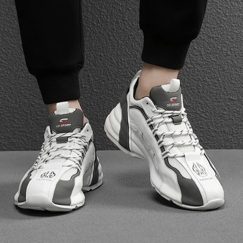 Devanro Wear resistant, Lightweight, Breathable, And Non slip. Low Top Casual Shoes Men's-4