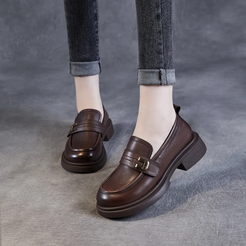 Devanro Loafers Women's Black-8
