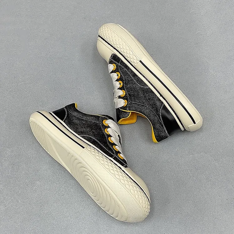 Devanro Wear resistant, Lightweight, Breathable, And Non slip. Low Top Canvas Shoes Men's-3