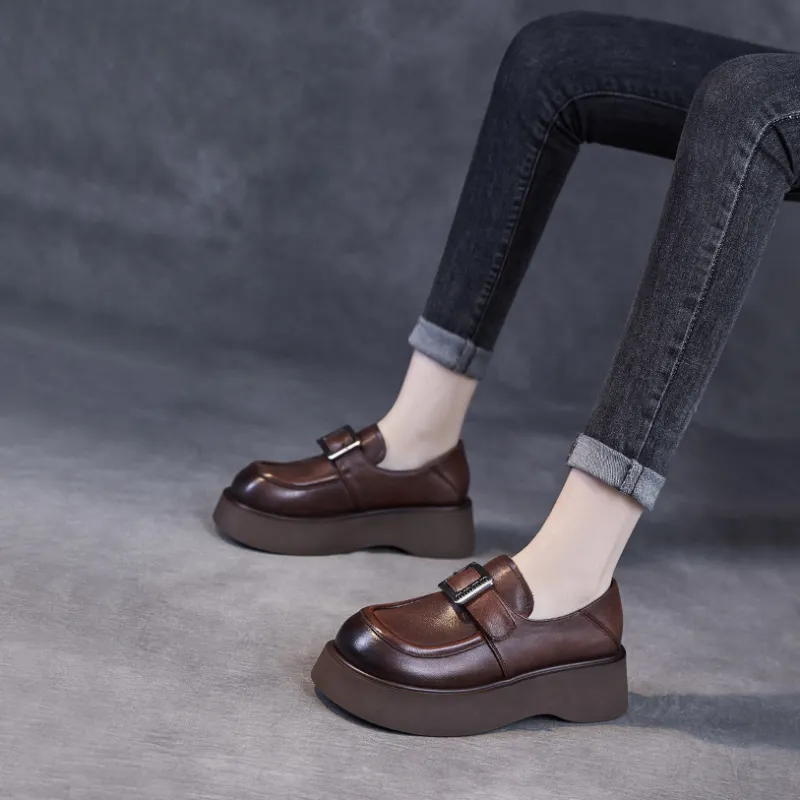 Devanro Loafers Women's Brown-6