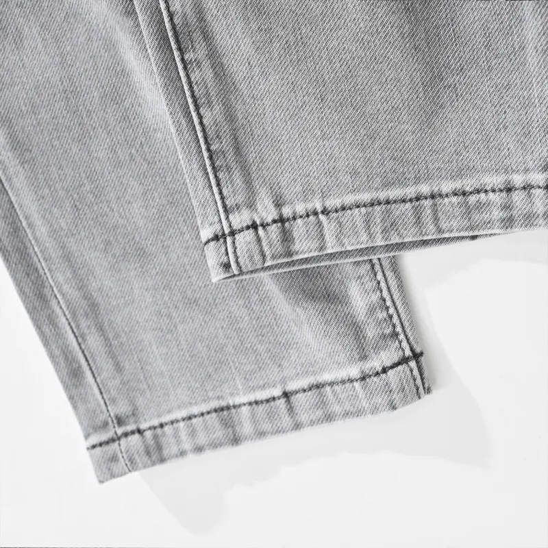 Devanro Jeans Men Light Gray-5