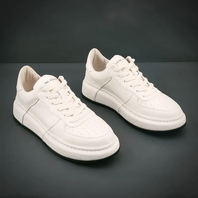 Devanro Moisture-Wicking Height Increasing Wear-Resistant Slip-Resistant Low-Top Skateboard Shoes Men's-7