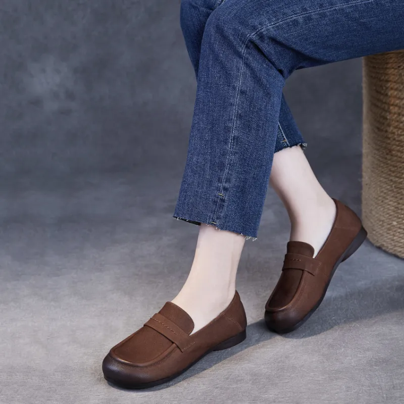 Devanro Loafers Women's Brown-1