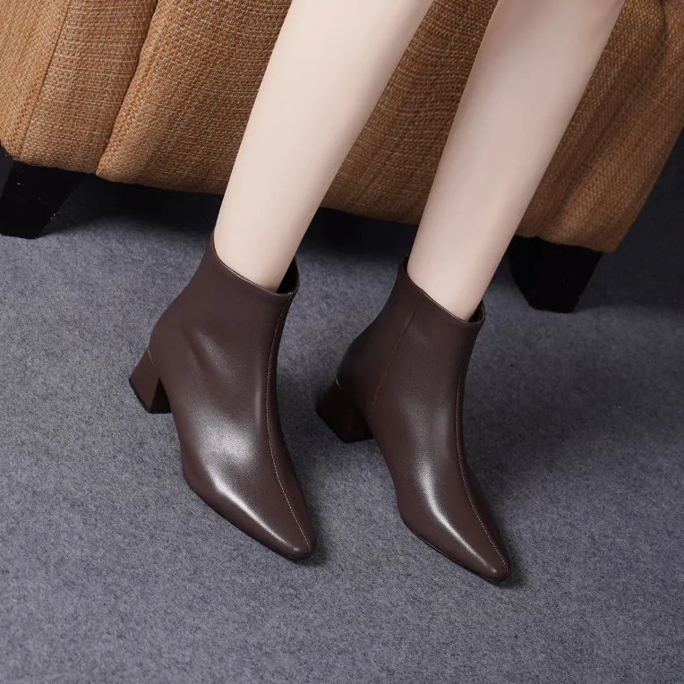 Devanro Ankle Boots 4.0cm Women's-11