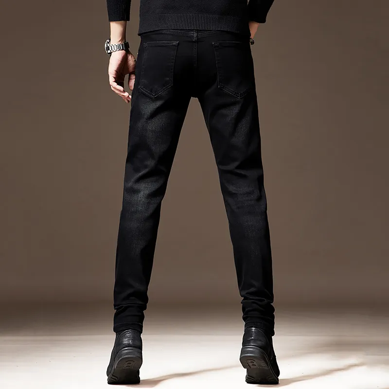 Devanro Jeans Men Black-3