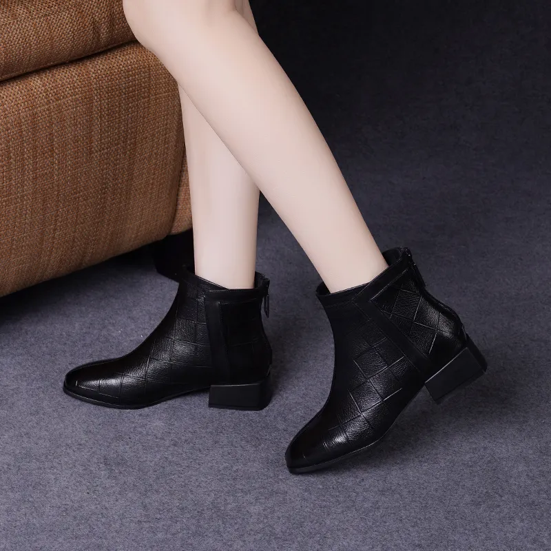 Devanro Ankle Boots 3.0cm Women's-6