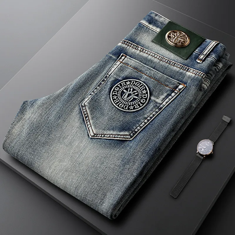Devanro Jeans Men Blue-1