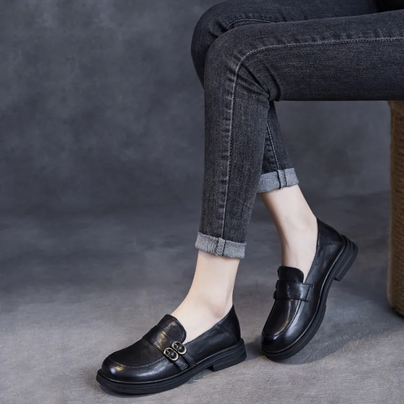 Devanro Loafers Women's Brown-2