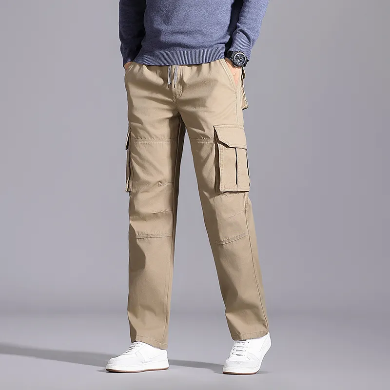 Devanro Casual Pants Men's Army Green-18