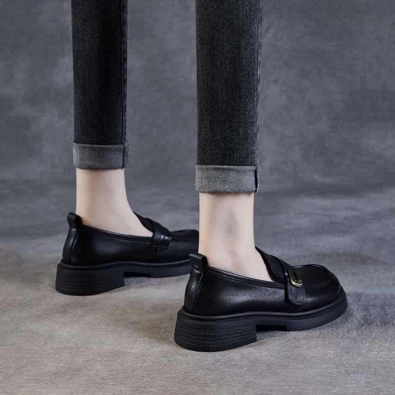Devanro Loafers Women's Black-4