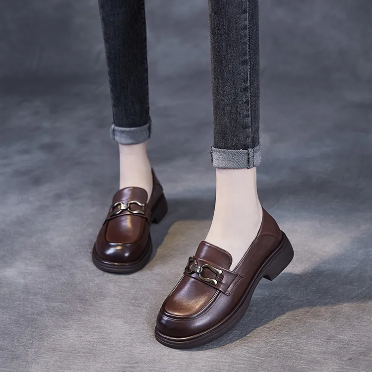 Devanro Loafers Women's Brown-8