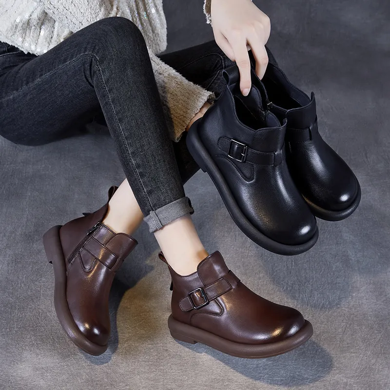 Devanro Ankle Boots 3.0cm Women's-10