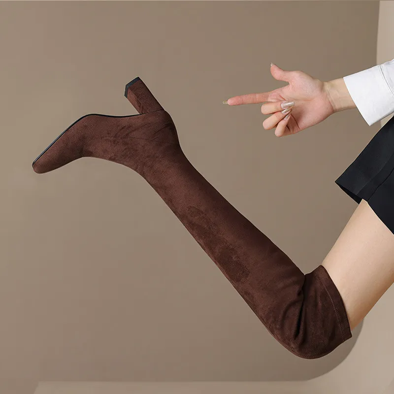 Devanro Over-the-knee Boots 7.5cm Women's-9