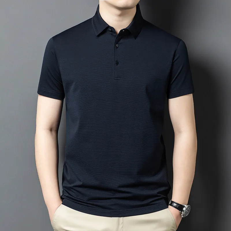 Devanro Polo Shirt Men's Pink Green-4