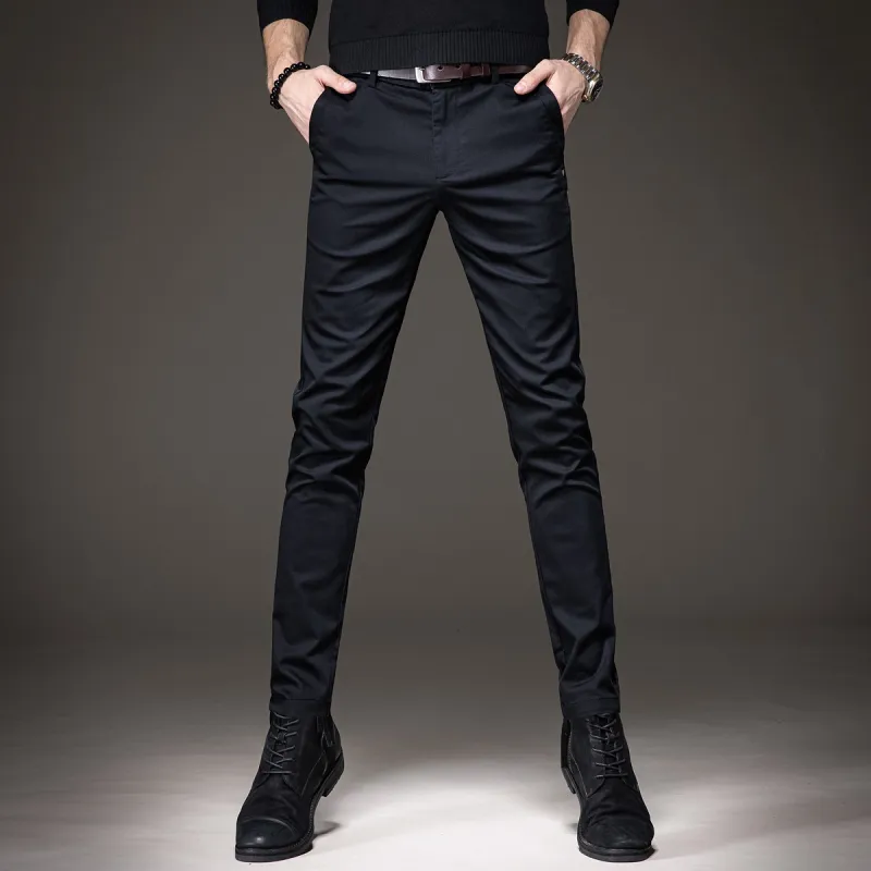 Devanro Casual Pants Men's Army Green-5