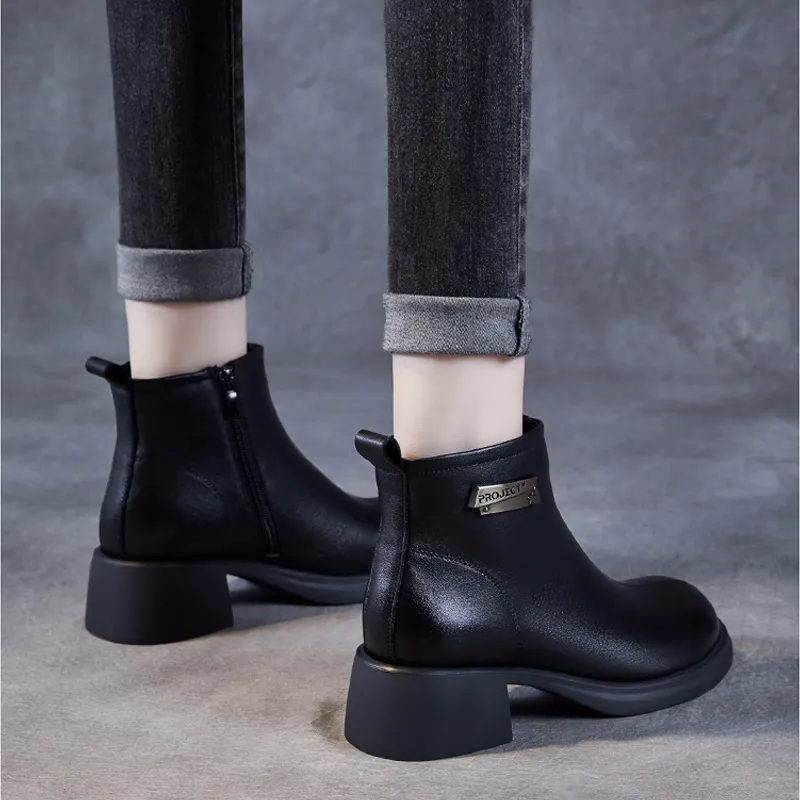 Devanro Ankle Boots 5cm Women's-4