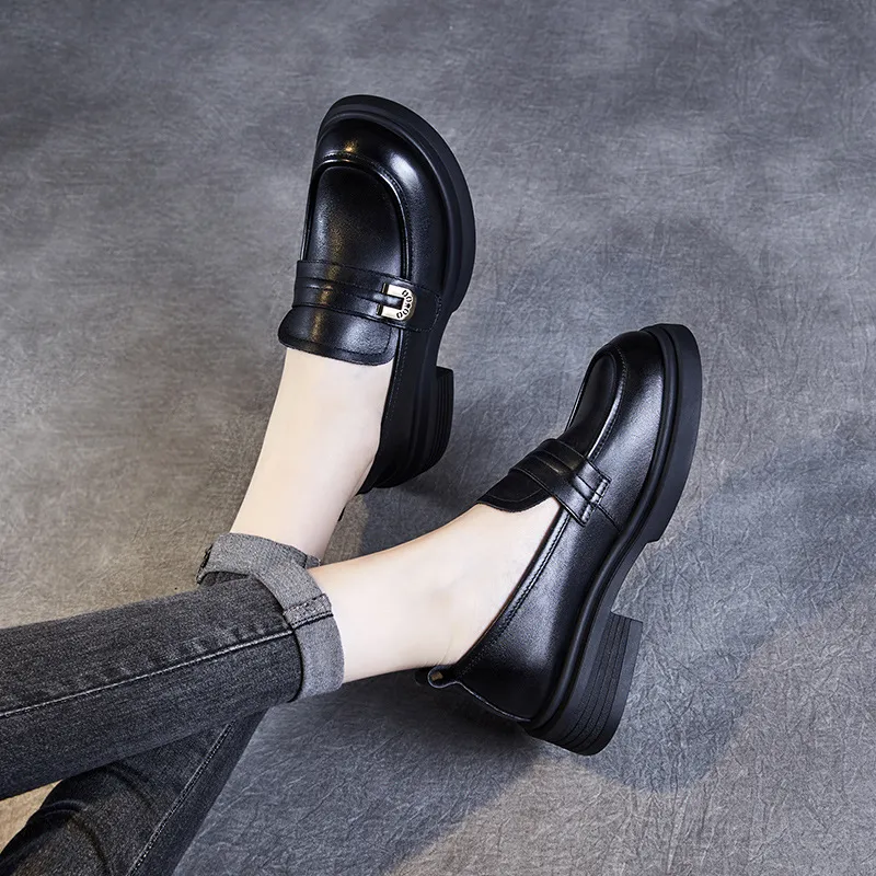 Devanro Loafers Women's Black-1