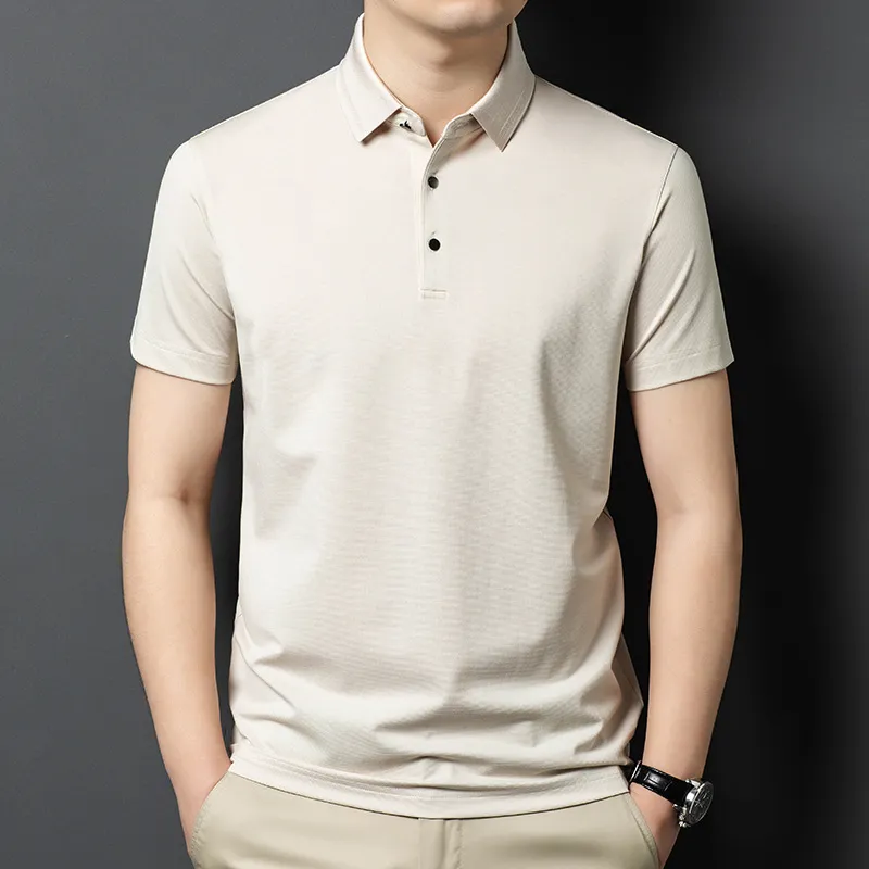 Devanro Polo Shirt Men's Pink Green-10