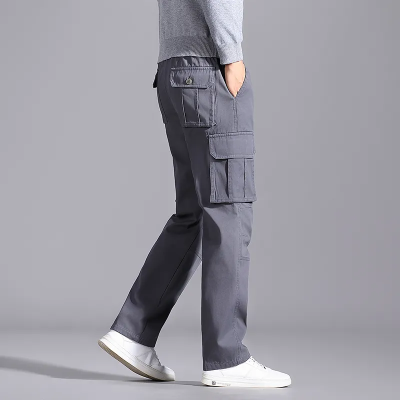 Devanro Casual Pants Men's Army Green-15