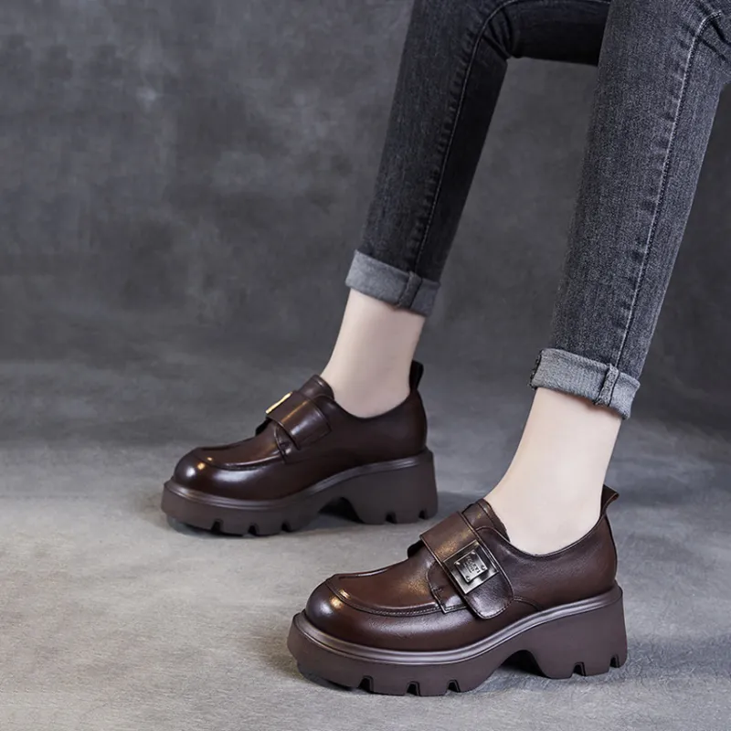 Devanro Loafers Women's Brown-1