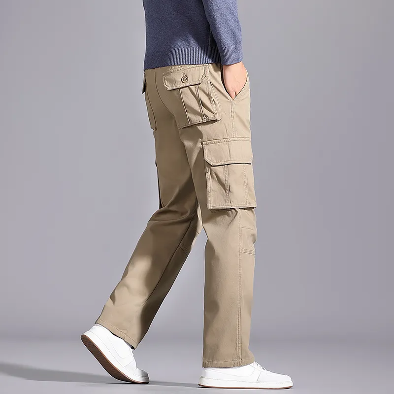 Devanro Casual Pants Men's Army Green-19