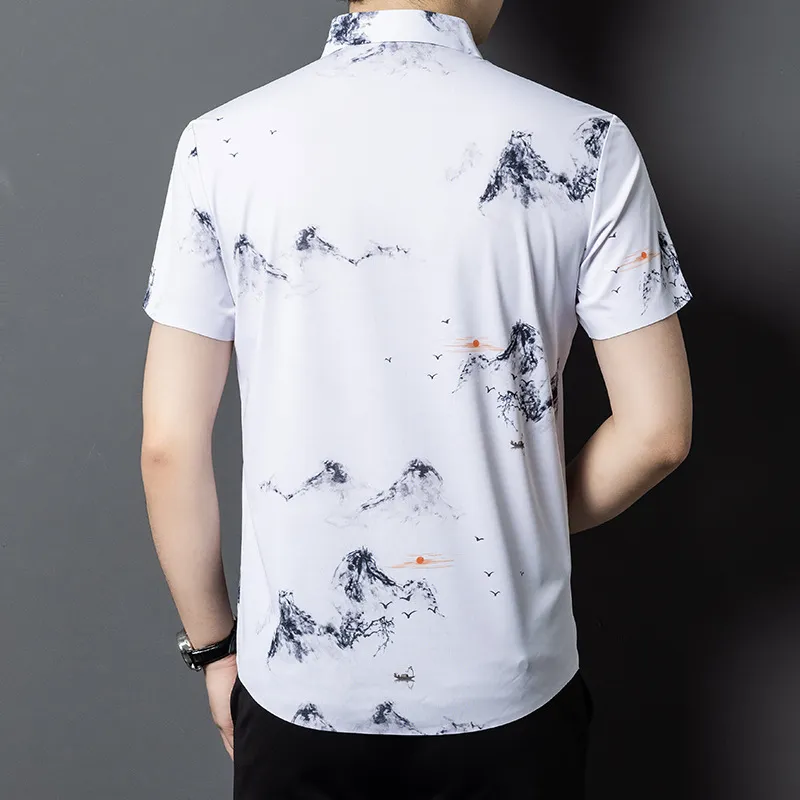 Devanro Shirts Men Blue-2