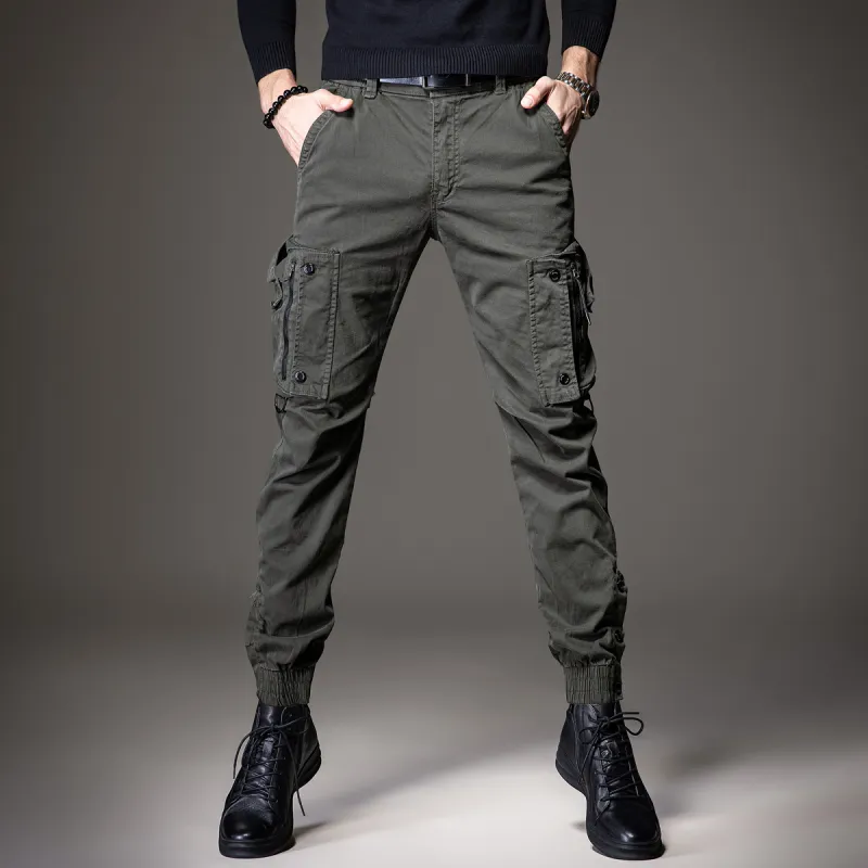 Devanro Cargo Pants Men-5