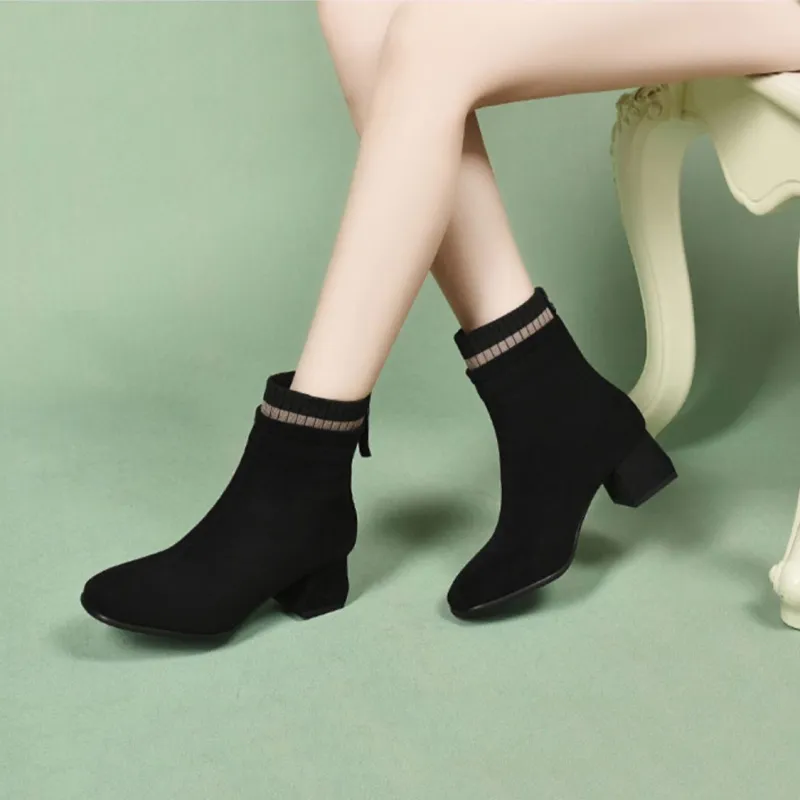 Devanro Ankle Boots 5cm Women's-1