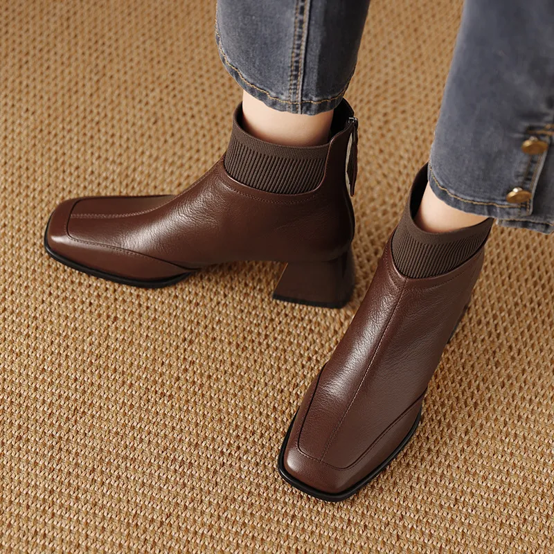 Devanro Ankle Boots 5cm Women's-9