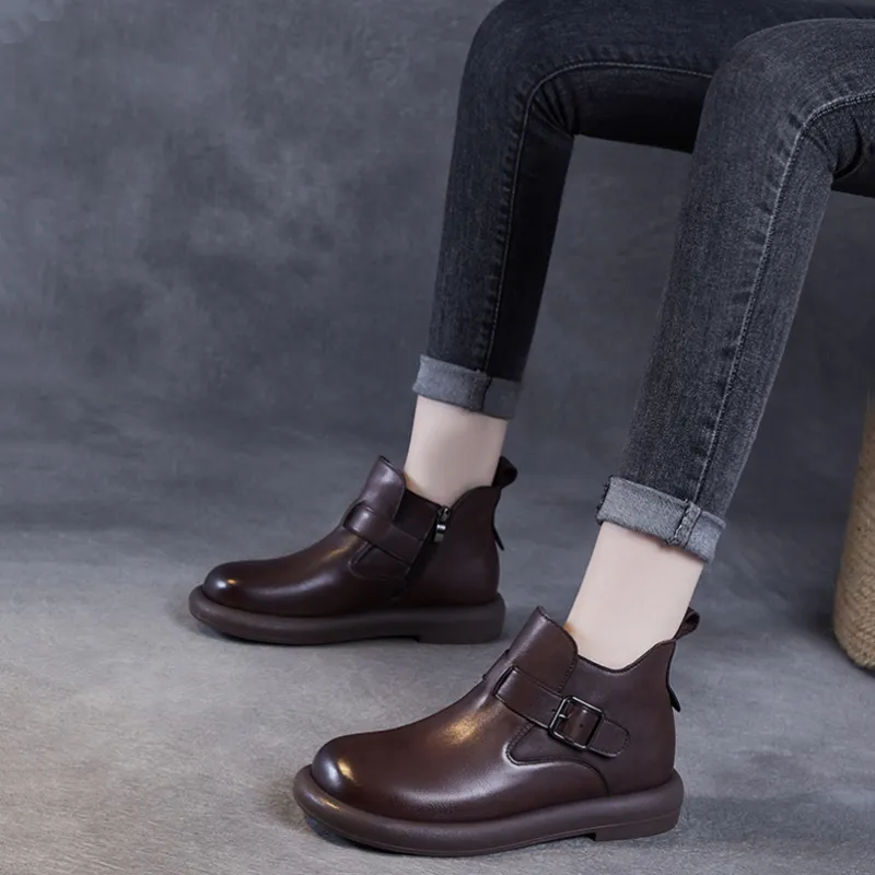 Devanro Ankle Boots 3.0cm Women's-8