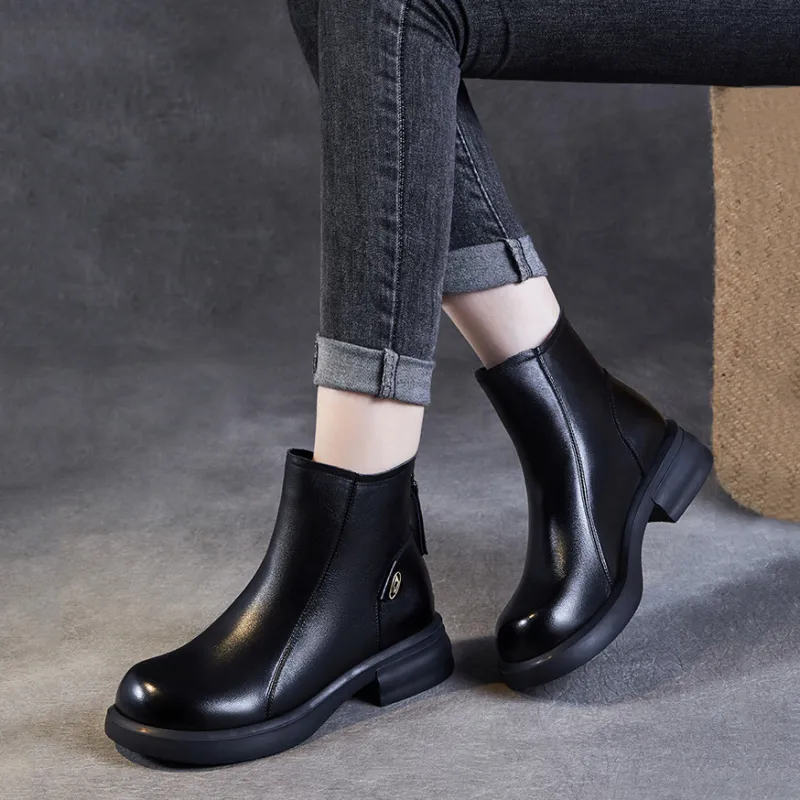Devanro Ankle Boots 4.0cm Women's-4