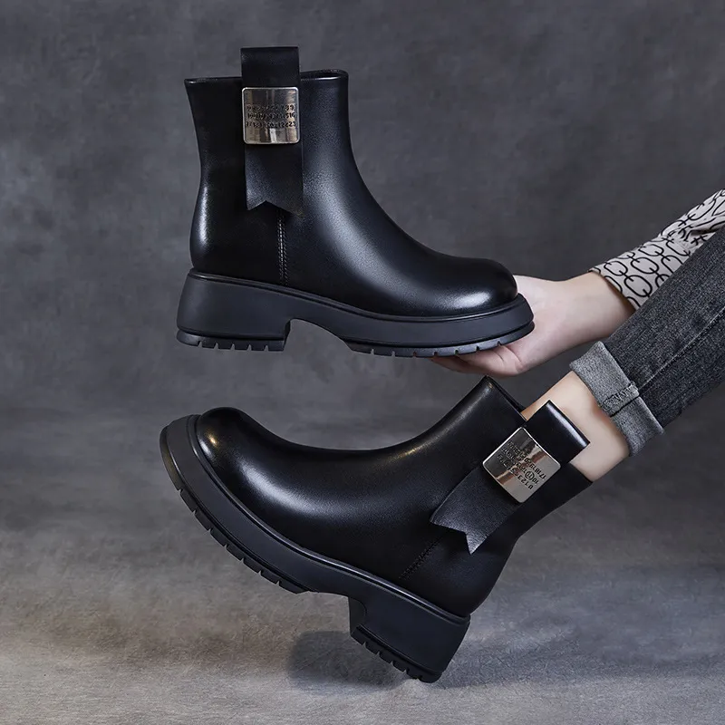 Devanro Ankle Boots 5.0cm Women's-3