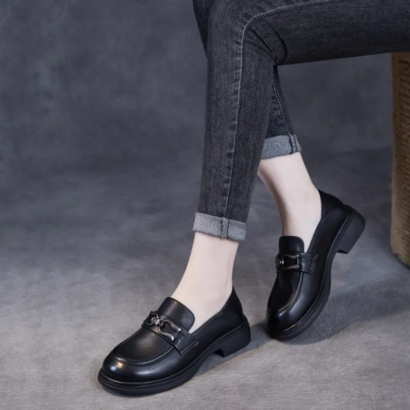 Devanro Loafers Women's Brown-2