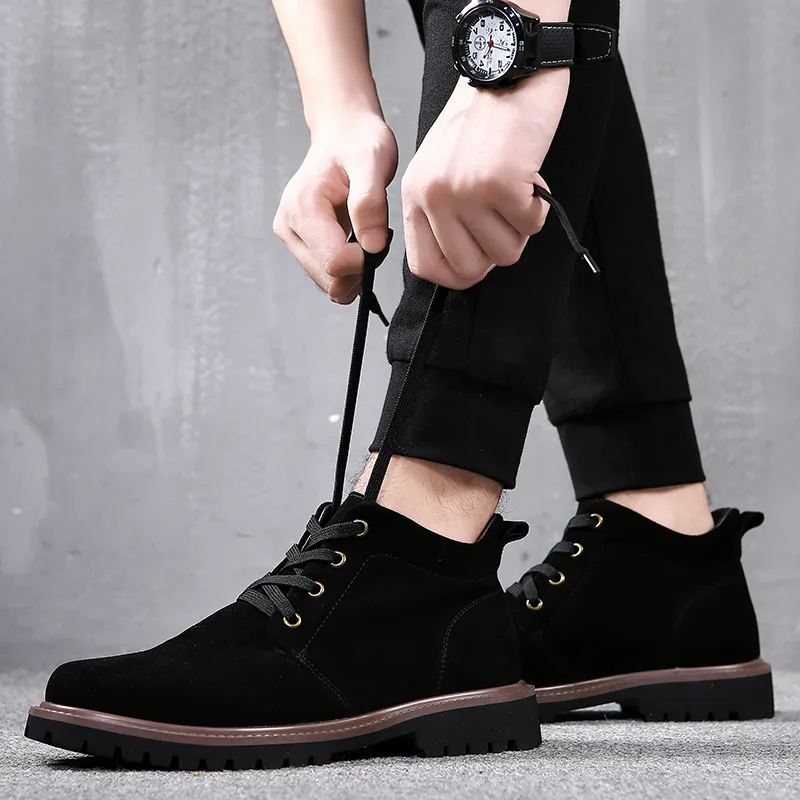 Devanro Casual Shoes Men's Black-3
