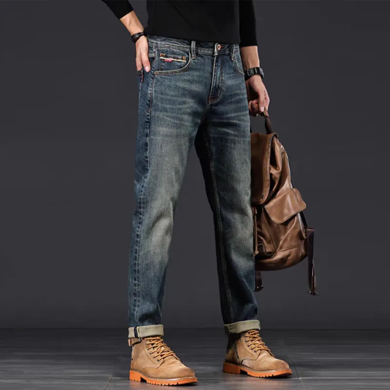 Devanro Jeans Men Blue-4