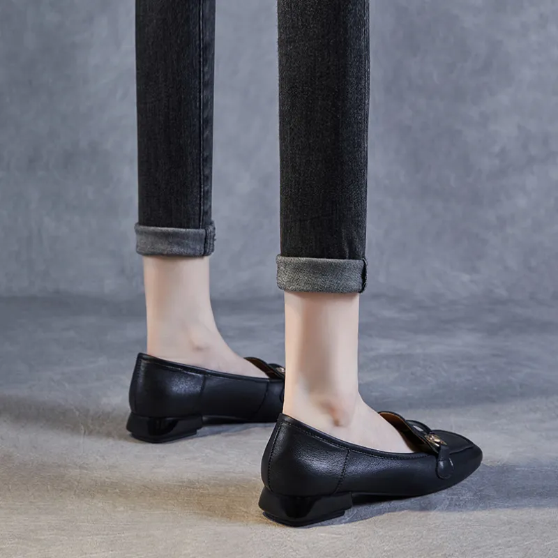 Devanro Loafers Women's Black-3