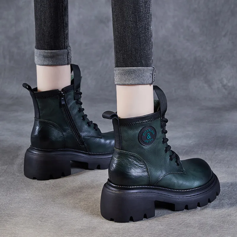 Devanro Short Martin Boot 6.0cm Women's-10