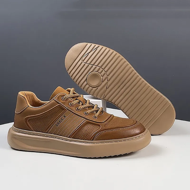 Devanro Abrasion Resistant Breathable Slip Resistant Low Top Skateboard Shoes Men's-11