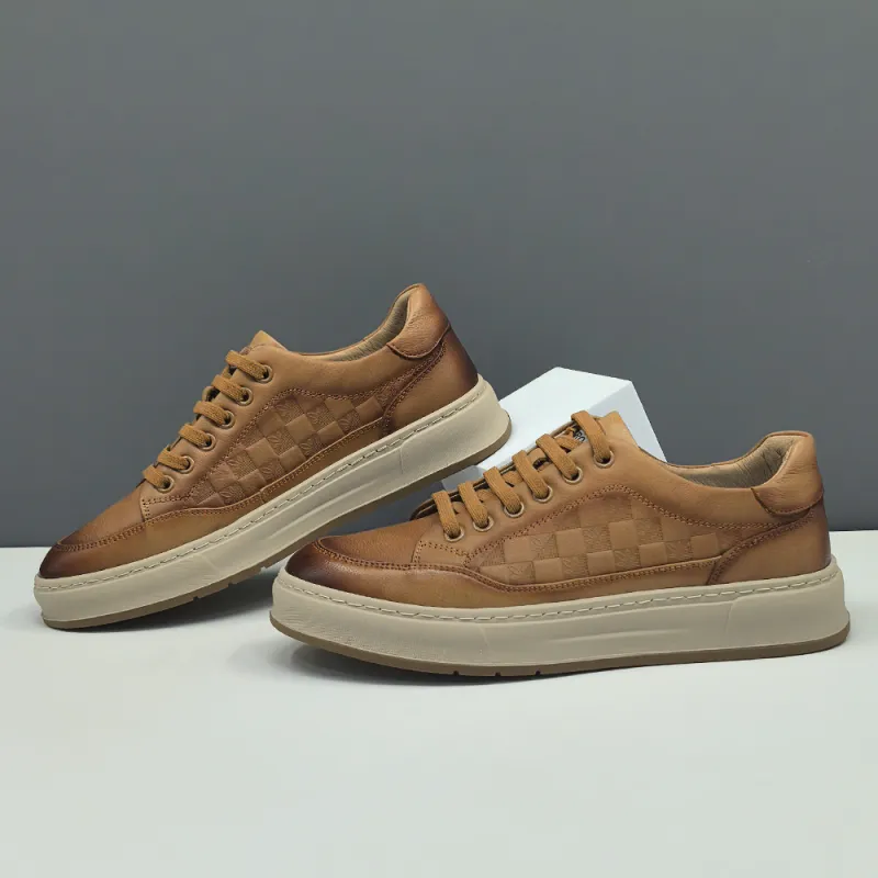 Devanro Moisture-Wicking Wear-Resistant Breathable Slip-Resistant Low-Top Skateboard Shoes Men's-6