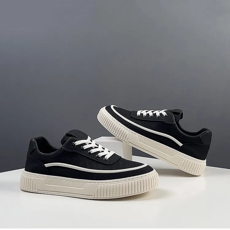 Devanro Abrasion Resistant, Breathable, And Waterproof Low Top Canvas Shoes Men's-3