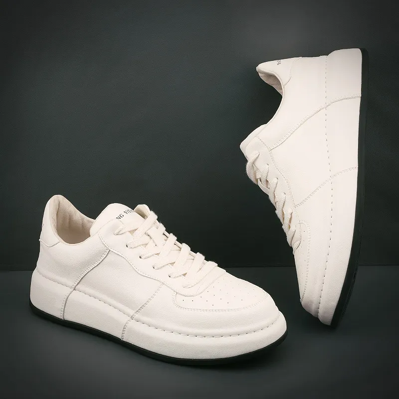 Devanro Moisture-Wicking Height Increasing Wear-Resistant Slip-Resistant Low-Top Skateboard Shoes Men's-5