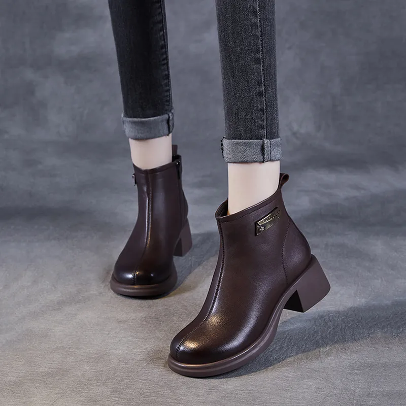 Devanro Ankle Boots 5cm Women's-9