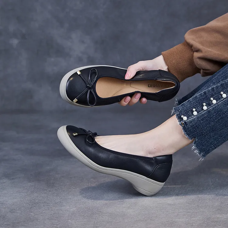 Devanro Casual Single Shoes 4cm Women's-4