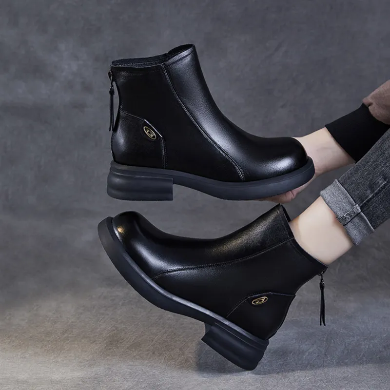 Devanro Ankle Boots 4.0cm Women's-5