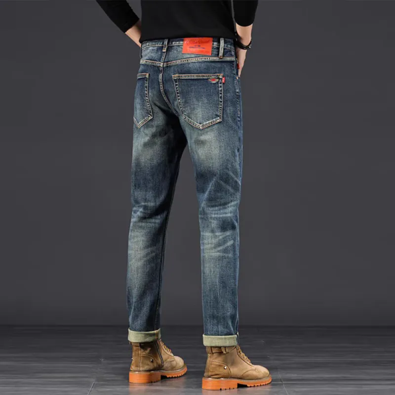 Devanro Jeans Men Blue-5