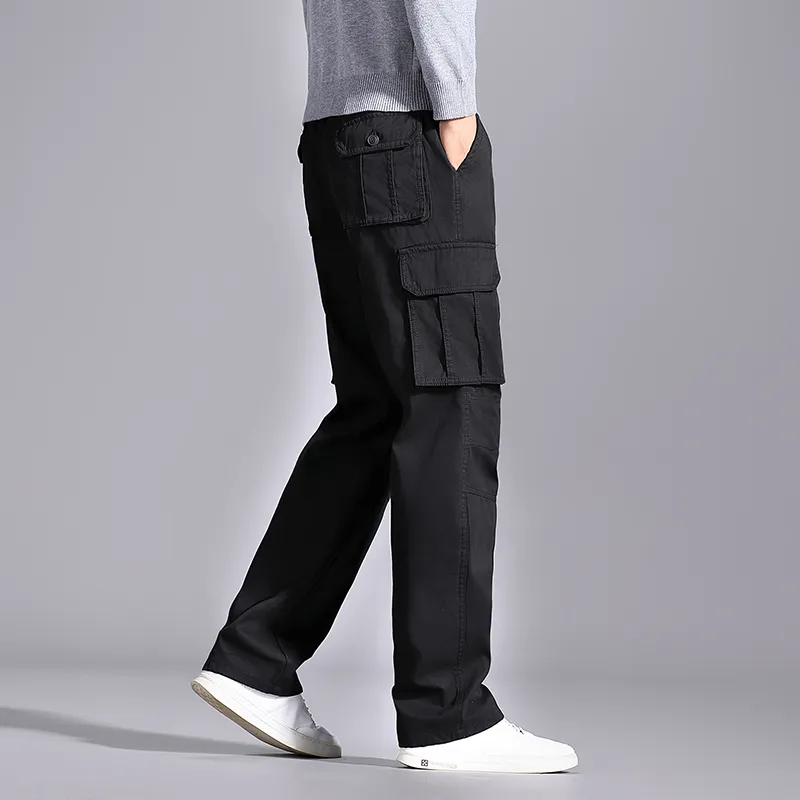 Devanro Casual Pants Men's Army Green-9