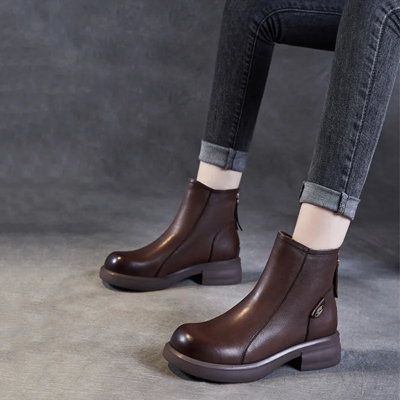 Devanro Ankle Boots 4.0cm Women's-11