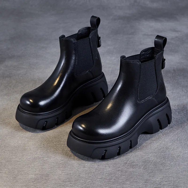 Devanro Short Chelsea Boots 6.0cm Women's-6