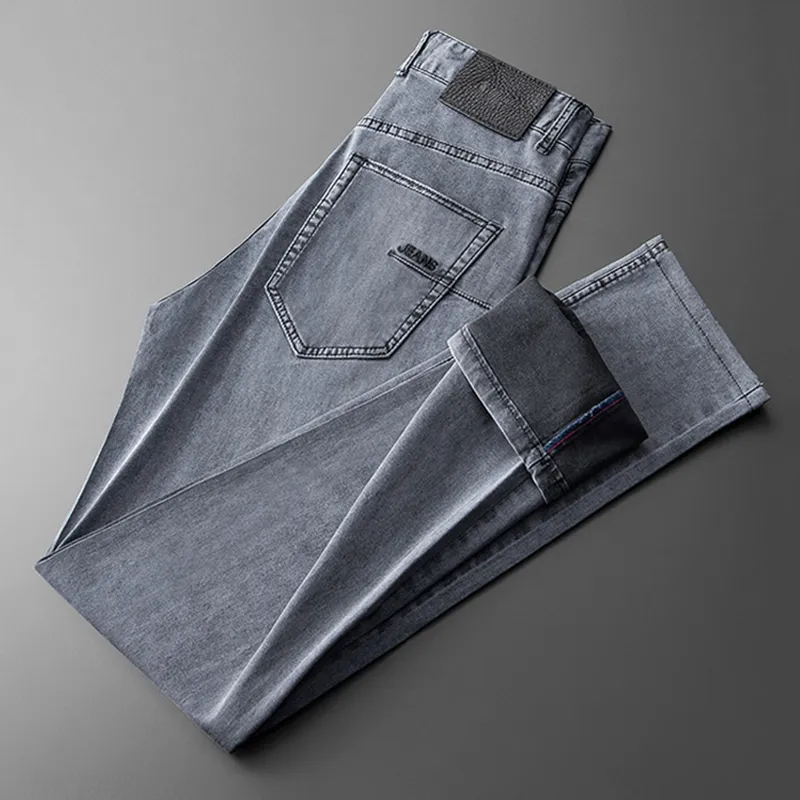Devanro Jeans Men Gray-3